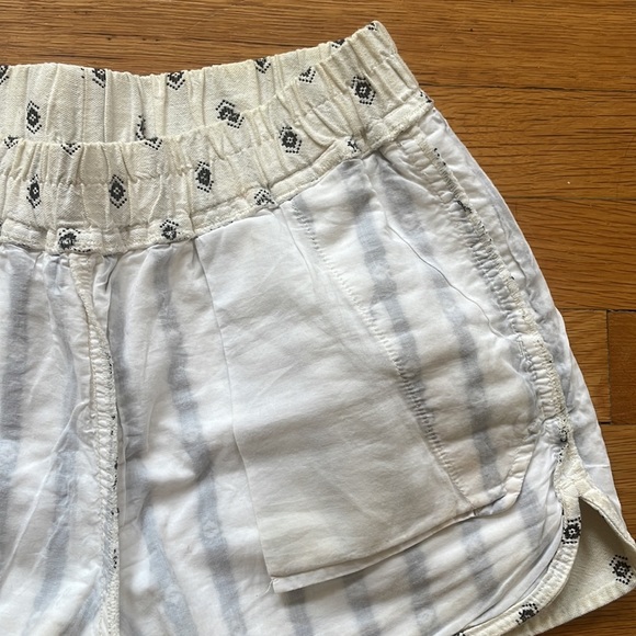Madewell Linen Boxer Style Printed Shorts - Picture 6 of 8